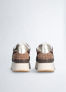 Liu Jo Sneaker Dreamy 02 SUEDE/MESH/PRINT EBANO/LIGHT GOLD