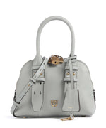Afbeelding in Gallery-weergave laden, Pinko BOWLING BAG ZIP MINI VITELLO GRIGIO PERLA - ANTIQUE GOLD
