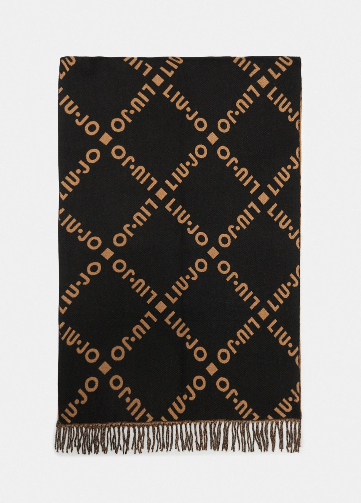 LIU JO LOGO - SCARF/SHAWL   NERO