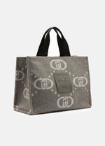Afbeelding in Gallery-weergave laden, LIU JO LOGO - BAG  GREY CLOUD
