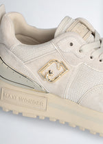 Afbeelding in Gallery-weergave laden, LIU JO sneaker MAXI WONDER 52 - SNEAKER COW SUEDE/MESH EGG
