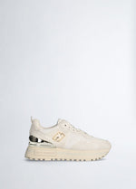 Afbeelding in Gallery-weergave laden, LIU JO sneaker MAXI WONDER 52 - SNEAKER COW SUEDE/MESH EGG
