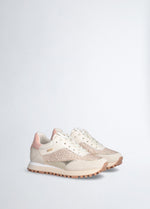 Afbeelding in Gallery-weergave laden, LIU JO sneaker WONDER 38 - SNEAKER COW SUEDE/MICROFIBER SAND
