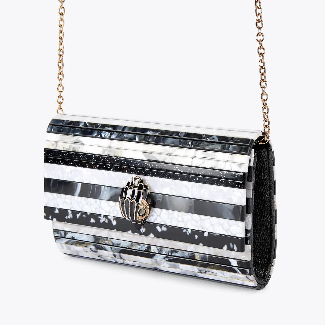 Kurt Geiger Party Eagle Clutch E-Blk/White-Others