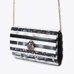 Afbeelding in Gallery-weergave laden, Kurt Geiger Party Eagle Clutch E-Blk/White-Others
