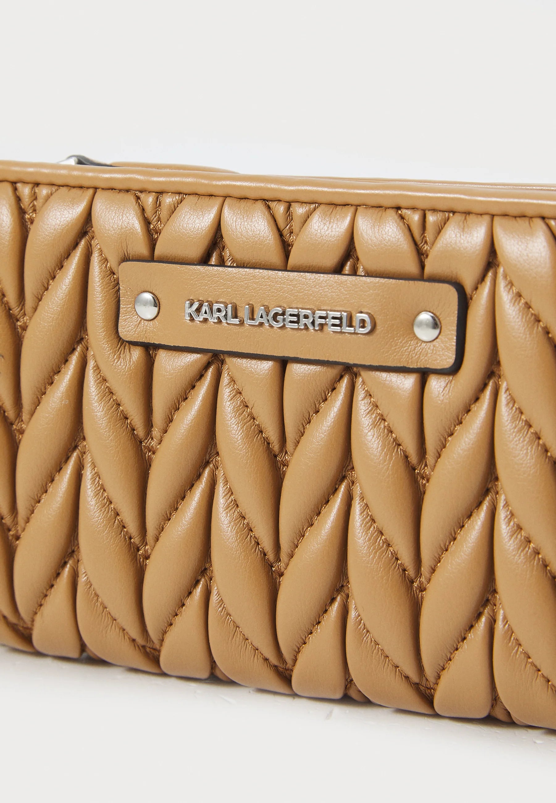 Karl Lagerfeld K/WEAVE MD ZA WALLET Caramel