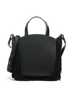 Afbeelding in Gallery-weergave laden, Karl Lagerfeld  CIRCLE SM ZIP TOTE FRINGES BLACK-NICKEL
