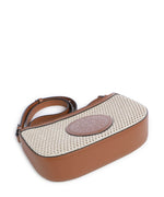 Afbeelding in Gallery-weergave laden, Karl Lagerfeld K/Circle Saddle CB Raffia Mesh Natural Tan

