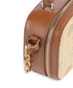 Afbeelding in Gallery-weergave laden, Karl Lagerfeld K/Autograph SM TPH CB Raffia Natural-Tan
