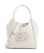 Afbeelding in Gallery-weergave laden, Karl Lagerfeld K/Autograph Patch Mini Tote Off White
