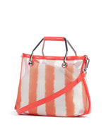 Afbeelding in Gallery-weergave laden, Karl Lagerfeld Ikon Mesh SM Tote Grapefruit Stripes

