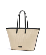 Afbeelding in Gallery-weergave laden, Karl Lagerfeld K/Signature Raffia MD Tote Natural/Black
