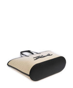 Afbeelding in Gallery-weergave laden, Karl Lagerfeld K/Signature Raffia MD Tote Natural/Black
