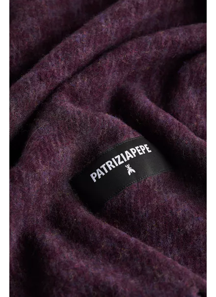 Patrizia Pepe SCIARPA/SCARF NEW EDGE CHECK Purple Red Check