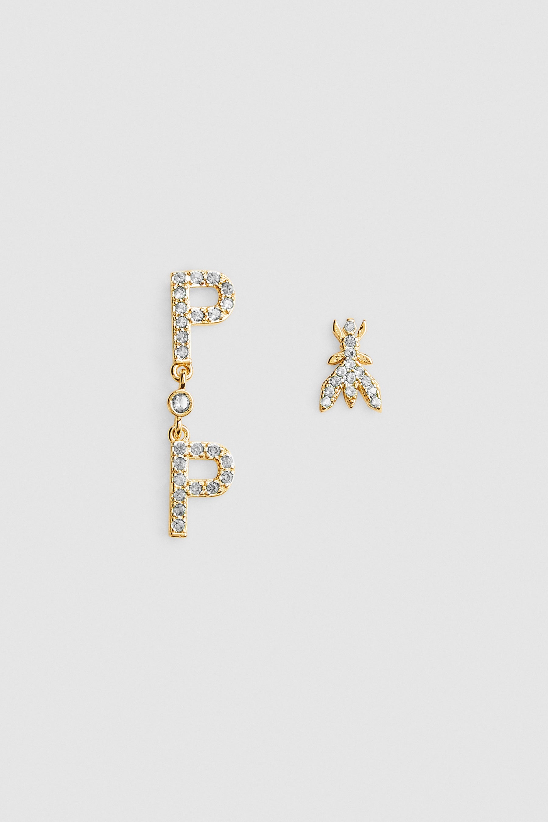 Patrizia Pepe ORECCHINI/EARRINGS Gold/Crystal