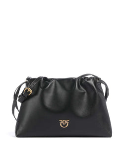 Pinko MINI CLUTCH NERO-ANTIQUE GOLD