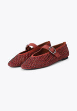 Afbeelding in Gallery-weergave laden, Kurt Geiger Mayfair Ballet Flat Wine Suede
