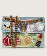 Afbeelding in Gallery-weergave laden, Kurt Geiger Sequin Mini Kensington Silver Com Sequin
