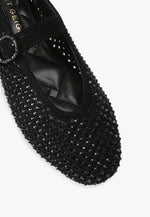 Afbeelding in Gallery-weergave laden, Kurt Geiger Mayfair Ballet Flat Black Suede
