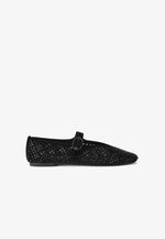 Afbeelding in Gallery-weergave laden, Kurt Geiger Mayfair Ballet Flat Black Suede
