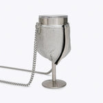 Afbeelding in Gallery-weergave laden, Kurt Geiger Kensington Wine Glass XB Silver Fabric
