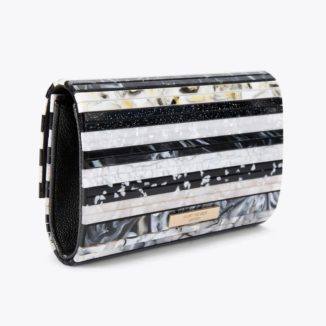 Kurt Geiger Party Eagle Clutch E-Blk/White-Others