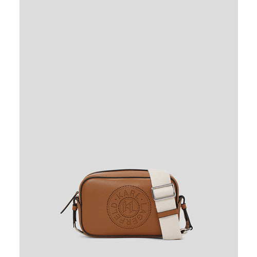 Karl Lagerfeld camera bag perforated
