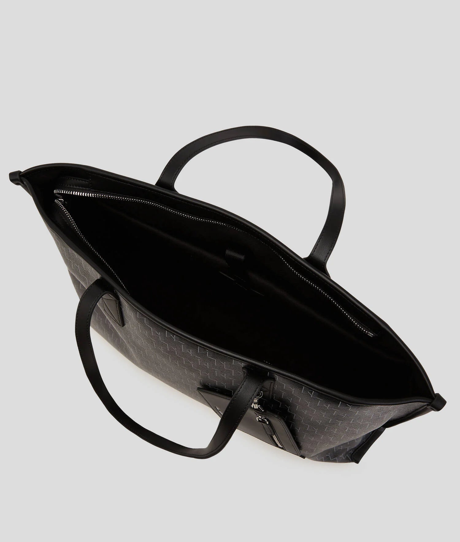 Karl Lagerfeld K/VOYAGE TOTE Black KL Mono