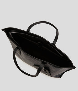 Karl Lagerfeld K/VOYAGE TOTE Black KL Mono