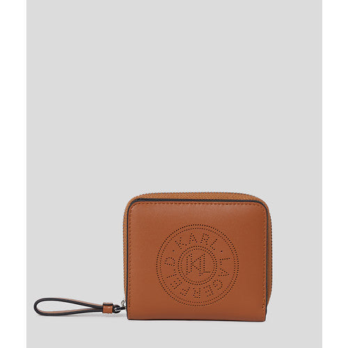 Karl Lagerfeld Circle bifold wallet dark tan