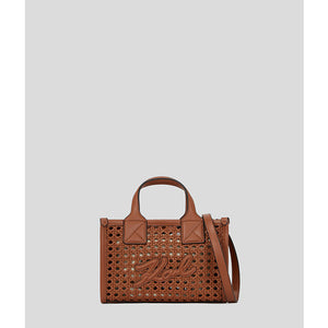 Karl Lagerfeld S/M Tote woven dark/tan