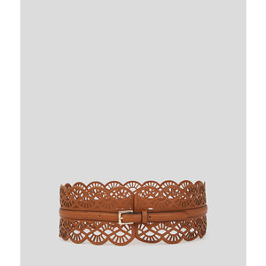 Karl Lagerfeld Belt essential dark tan