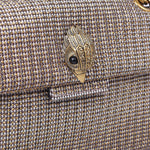 Afbeelding in Gallery-weergave laden, Kurt Geiger 690-FABRIC MINI KENSINGTON V-BEIGE-FABRI
