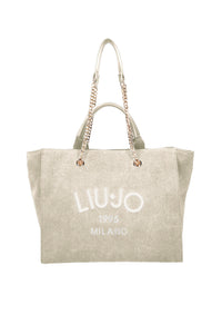 LIU JO BENA - SHOPPING BAG-CREAM