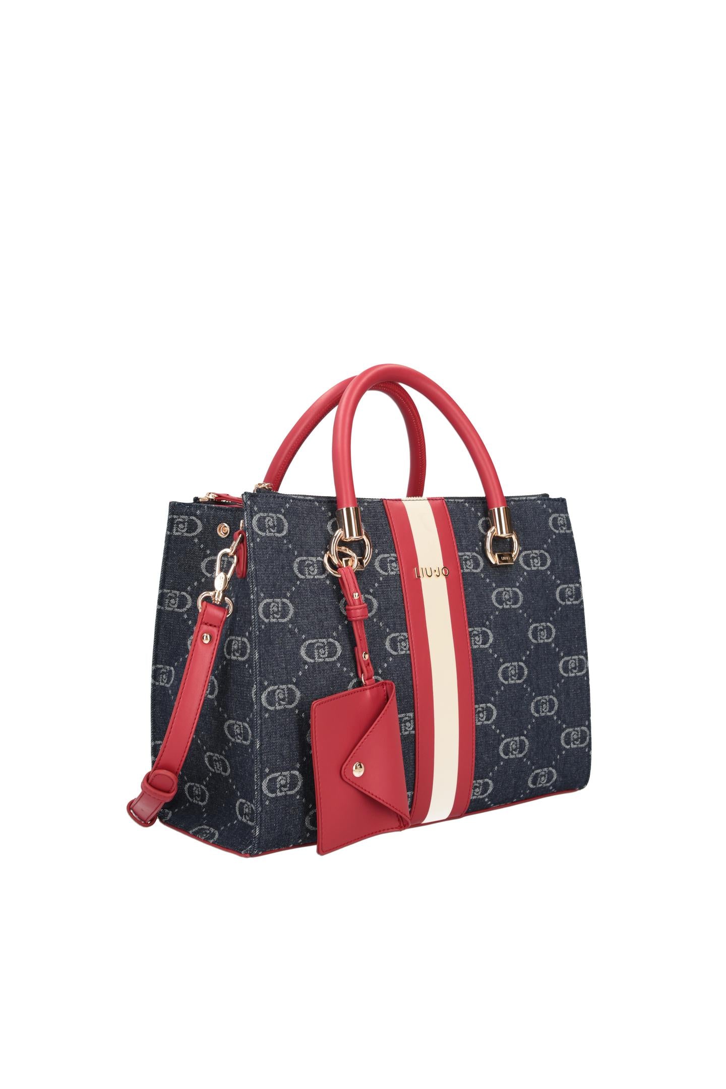 LIU JO MANH - BOSTON BAG-BLU DENIM