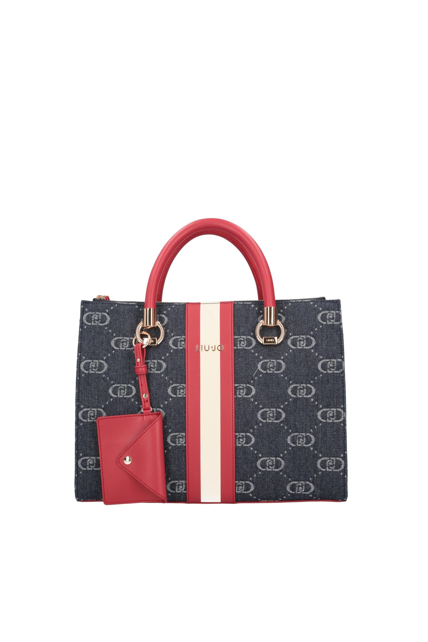 LIU JO MANH - BOSTON BAG-BLU DENIM