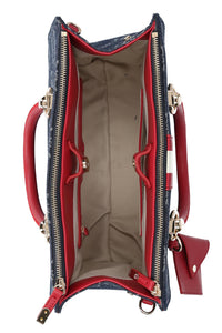 LIU JO MANH - BOSTON BAG-BLU DENIM