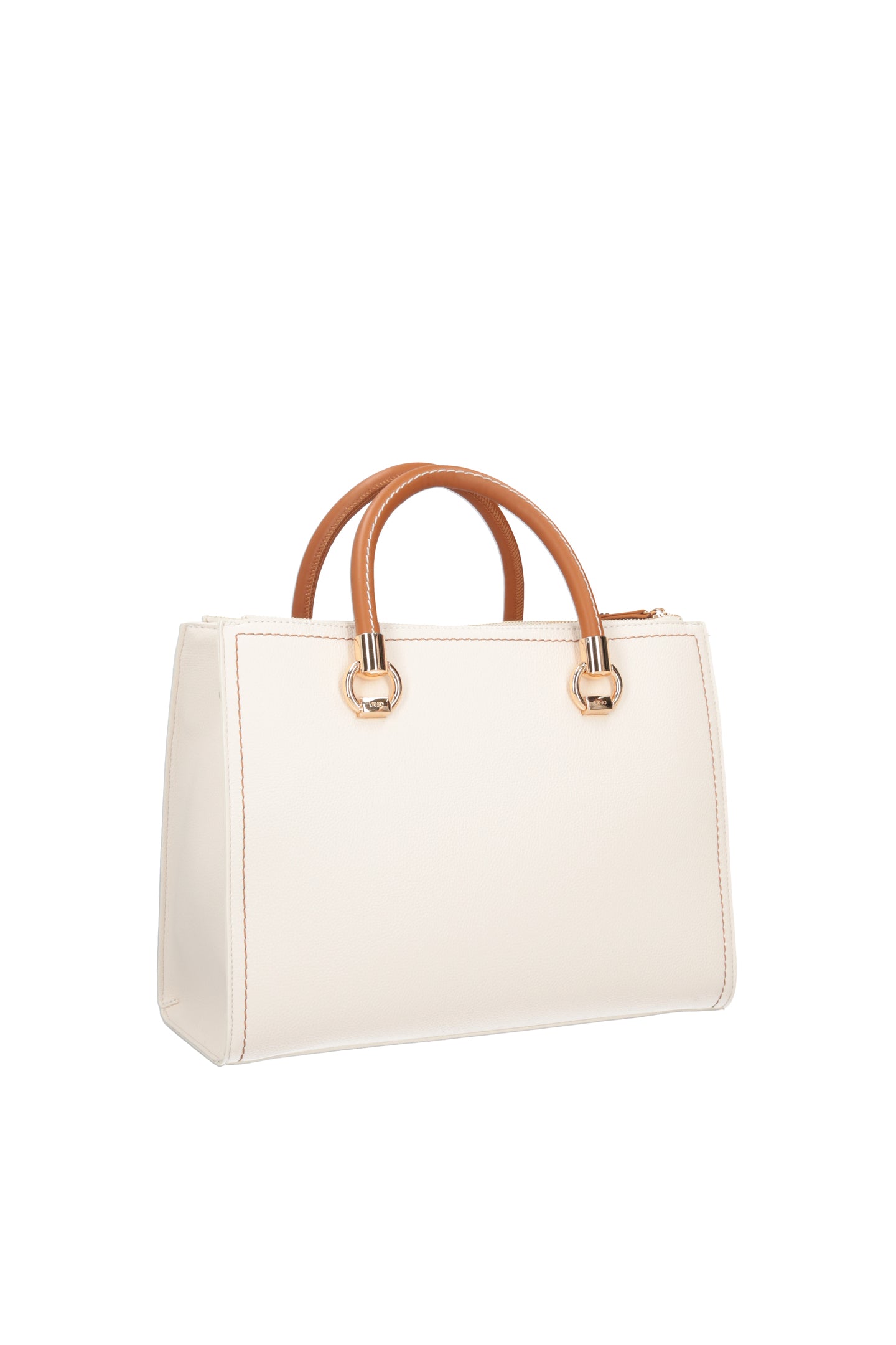 LIU JO MANH - BOSTON BAG-CREAM/BRAN