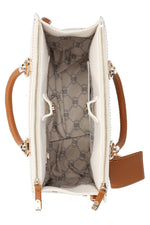 Afbeelding in Gallery-weergave laden, LIU JO MANH - BOSTON BAG-CREAM/BRAN
