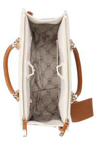 LIU JO MANH - BOSTON BAG-CREAM/BRAN