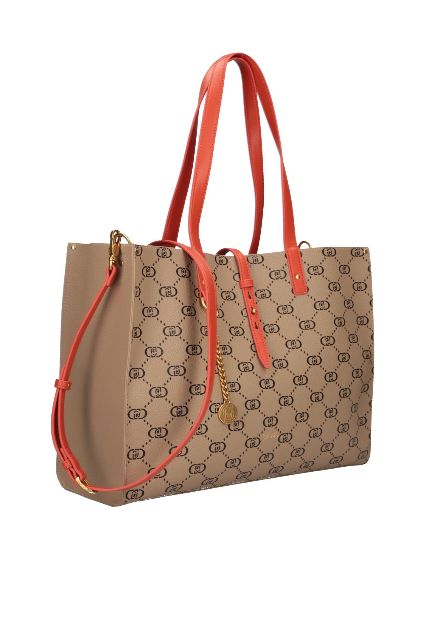 LIU JO DOBA - SHOPPING BAG-NATURAL BLACK