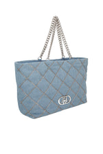Afbeelding in Gallery-weergave laden, LIU JO LAPUFFY - LEATHER BAG-LIGHT DENIM
