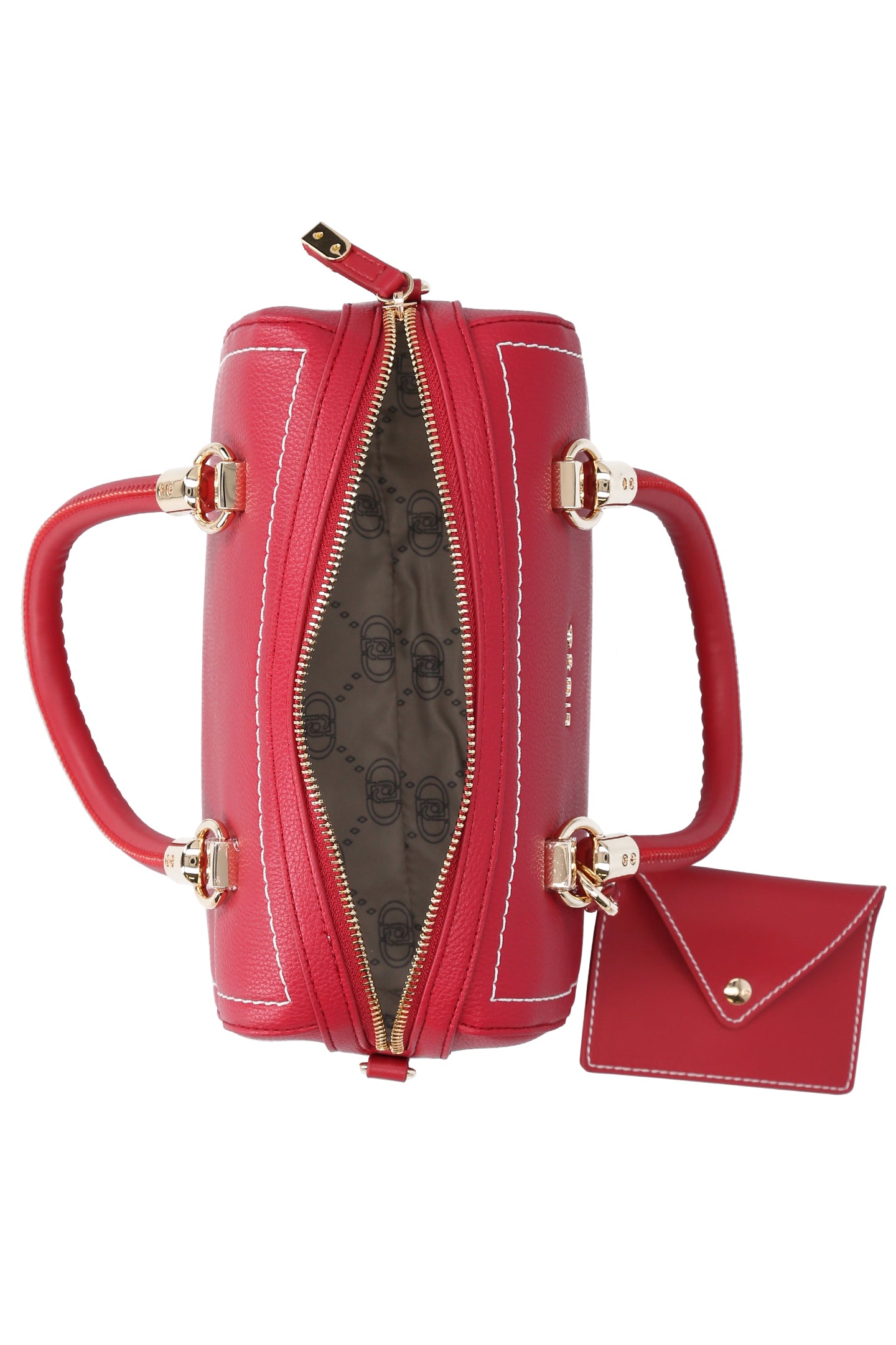 LIU JO MANH - BOSTON BAG-ROSSO POMPEIANO