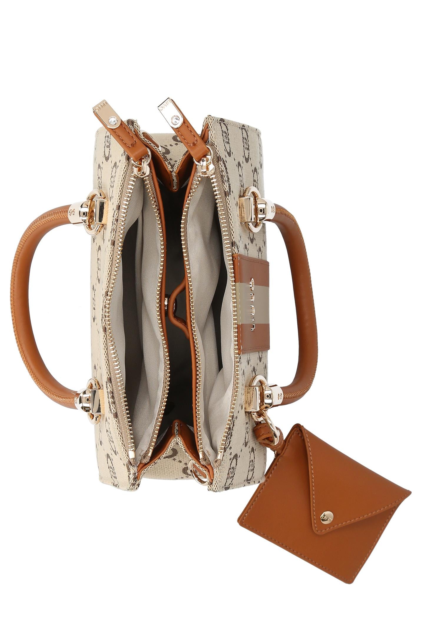 LIU JO MANH - BOSTON BAG-NATURAL