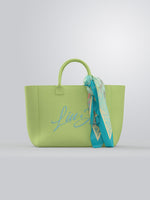 Afbeelding in Gallery-weergave laden, LIU JO PLENTIA - SHOPPING BAG ACID GREEN
