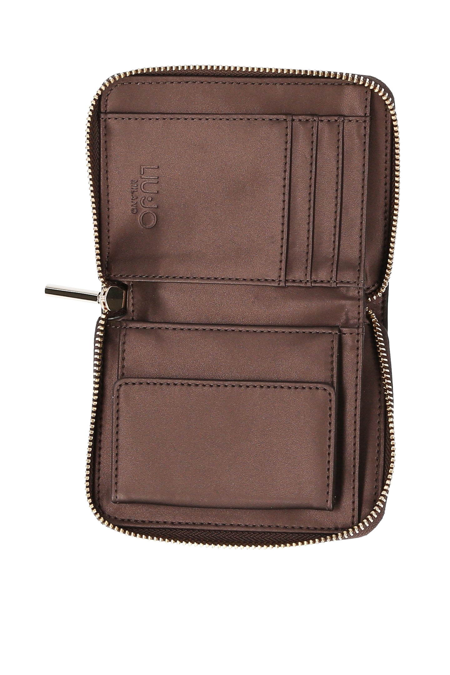 LIU JO CALIWEN - WALLET   BROWN STONE MET