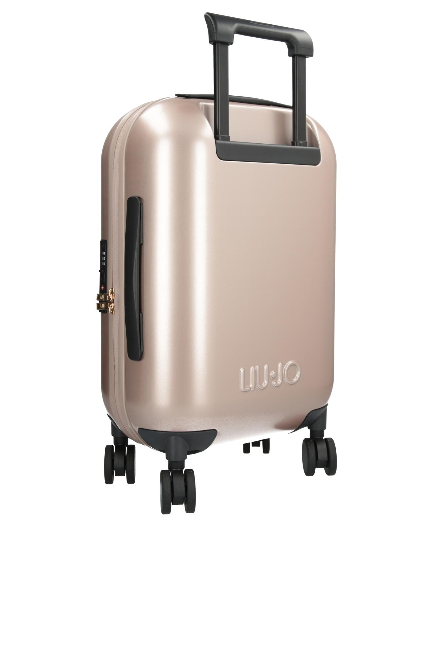 LIU JO TRAVEL - TRAVEL BAG  ROSE SMOKE METALLIZZ