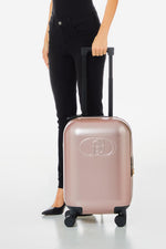 Afbeelding in Gallery-weergave laden, LIU JO TRAVEL - TRAVEL BAG  ROSE SMOKE METALLIZZ
