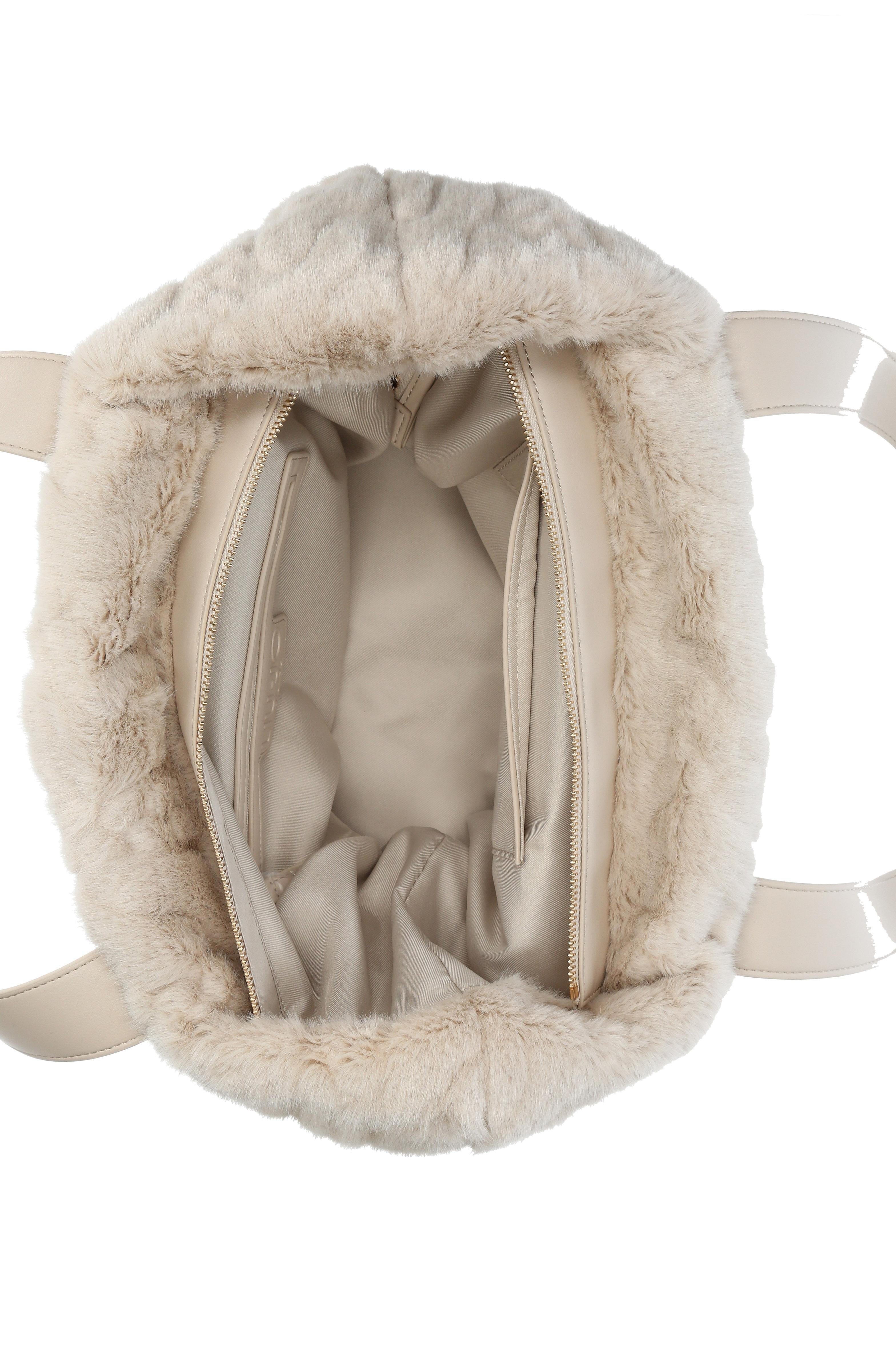 LIU JO VERRY - SHOPPING BAG  NEUTRO