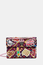 Afbeelding in Gallery-weergave laden, Kurt Geiger 690-LONDON MINI KENSINGTON-PINK COMB-FABRIC
